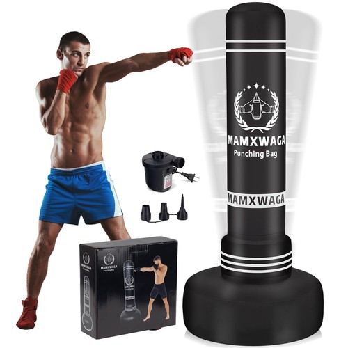 Standing punching bag with - punching,