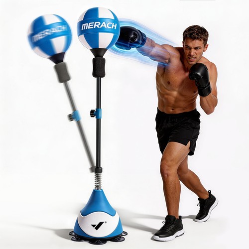 Merach punching bag with - punching, stand