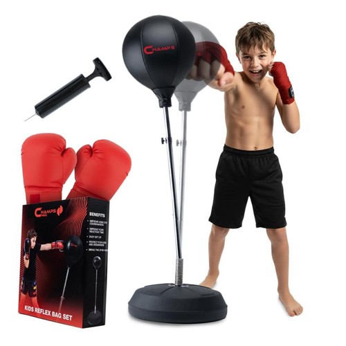 Punching bag for kids - for, with