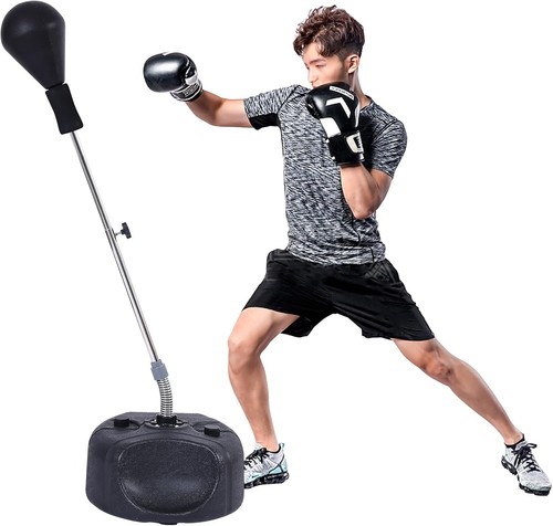 Punching bag with - stand,, heavy